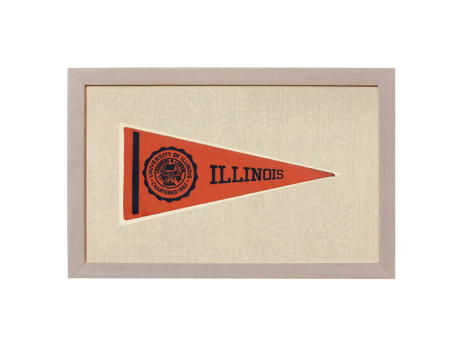 Vintage University of Illinois Pennant