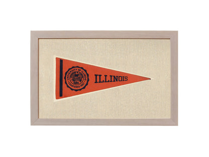 Vintage University of Illinois Pennant