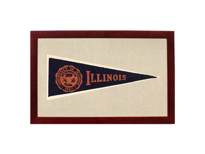 Vintage University of Illinois Hormel Pennant