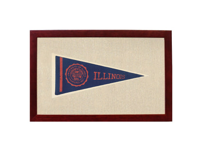 Vintage University of Illinois Pennant