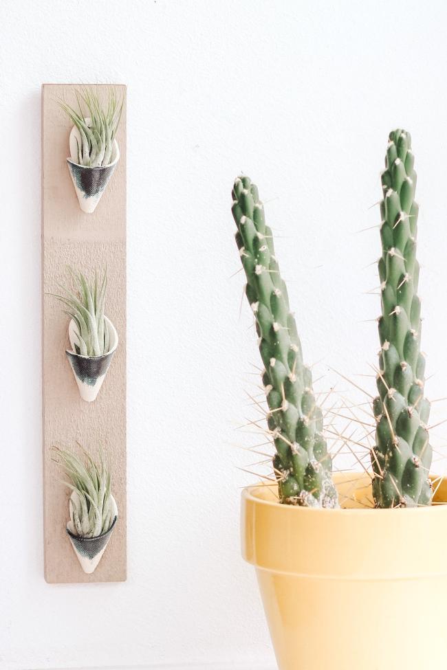 Triple Ceramic Wall Planter - My American Goods