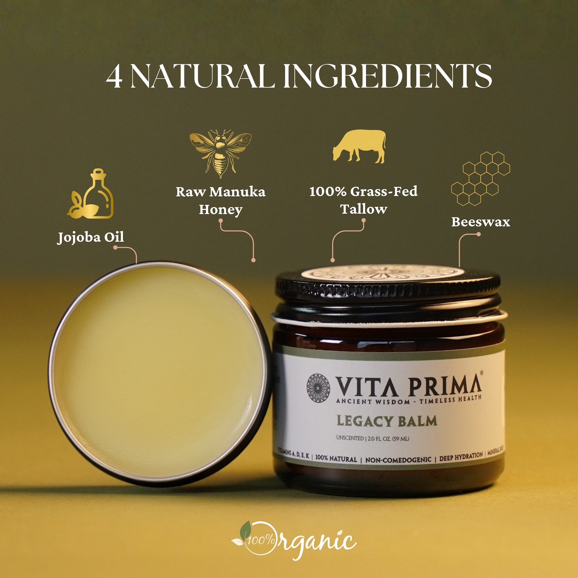 Vita Prima Legacy Tallow Balm