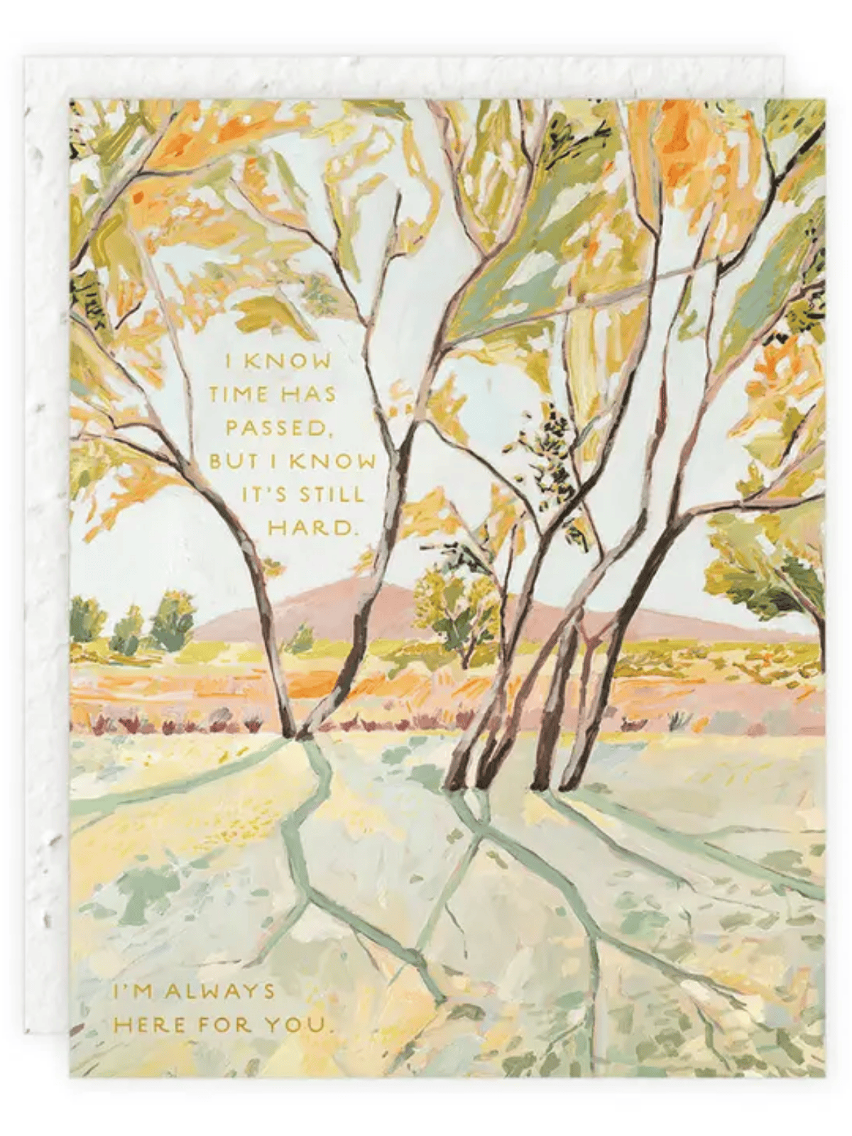 Ash &amp; Rose Greeting &amp; Note Cards In the Shade - Seeded Sympathy Card
