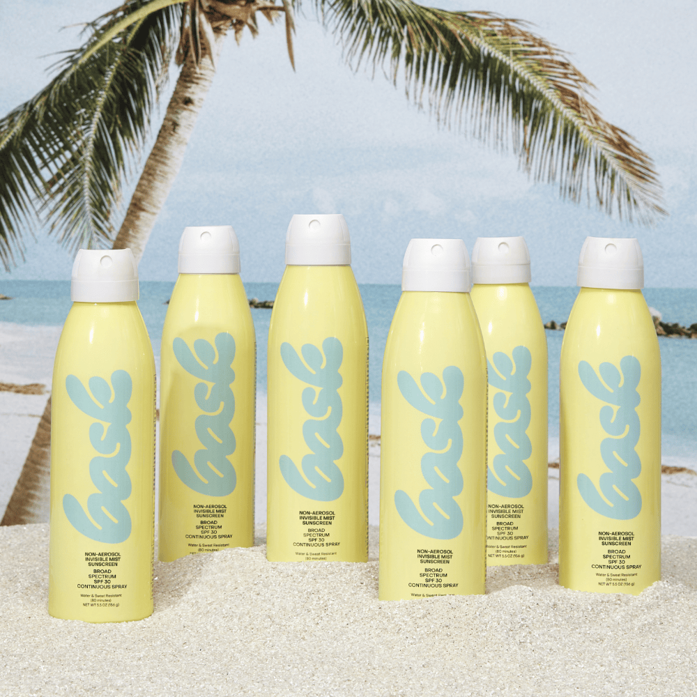 Bask Suncare Reef Safe Sunscreen SPF 30 / 6 Sprays Six-Pack Bundles