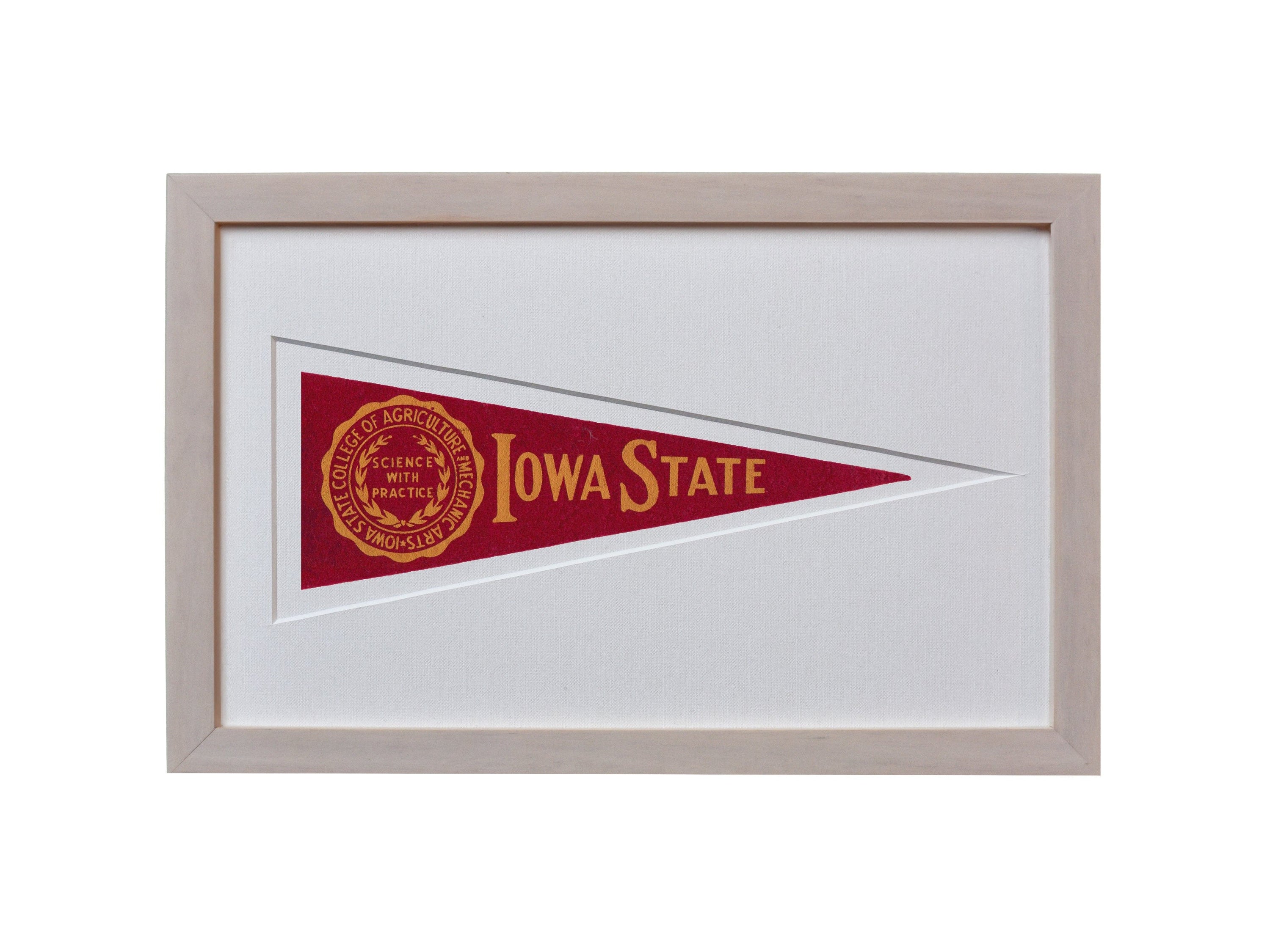 Americana Memories Vintage Iowa State Hormel Pennant