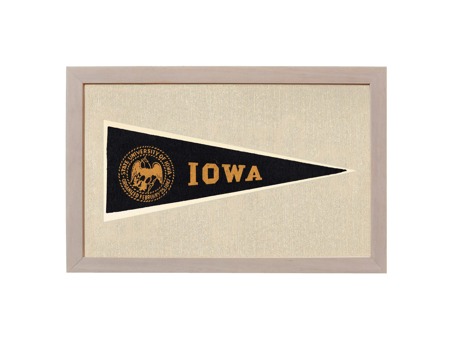 Vintage University of Iowa Hormel Pennant