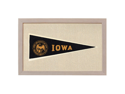 Vintage University of Iowa Hormel Pennant