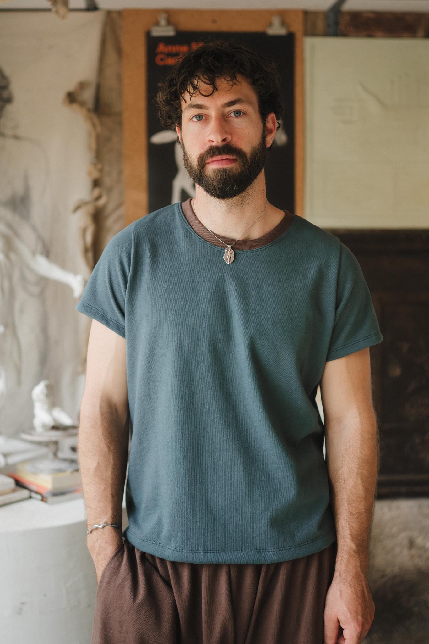 Kronos Tee in Aegean