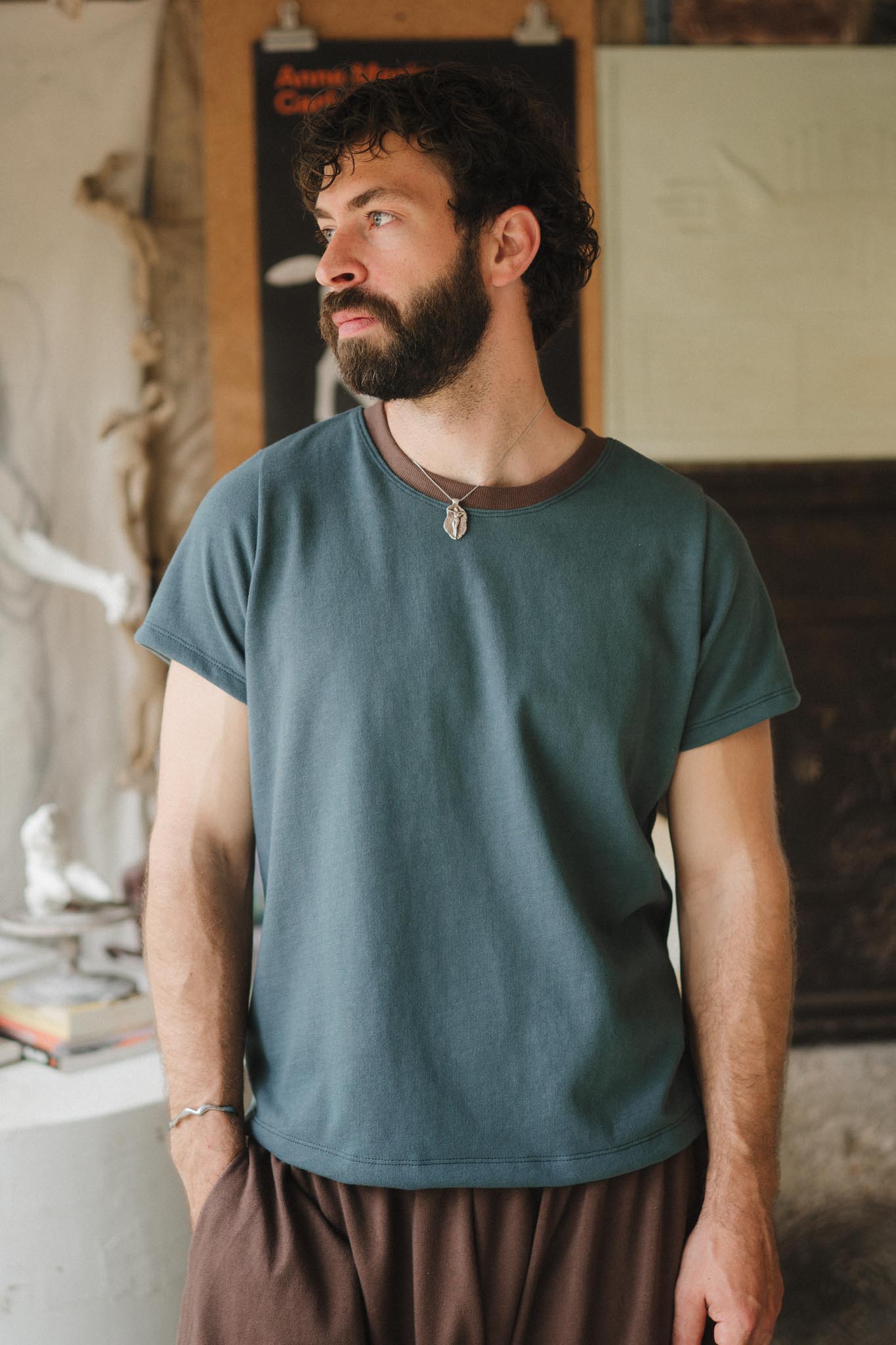 Kronos Tee in Aegean
