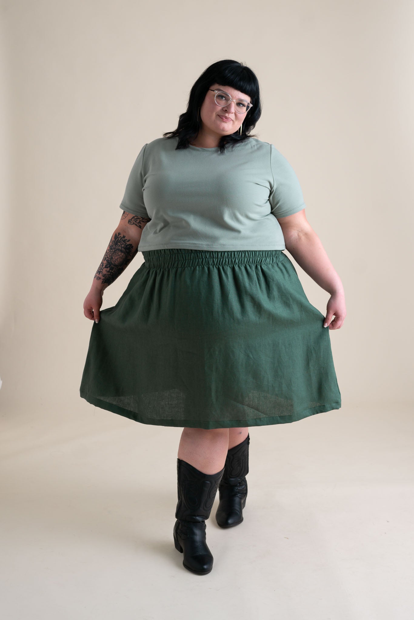 Eden Tee in Pistachio
