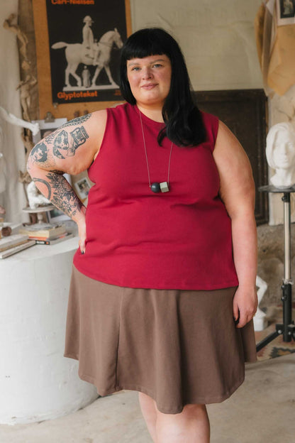 Cleo Tank in Madder