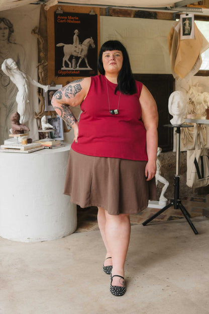 Cleo Tank in Madder