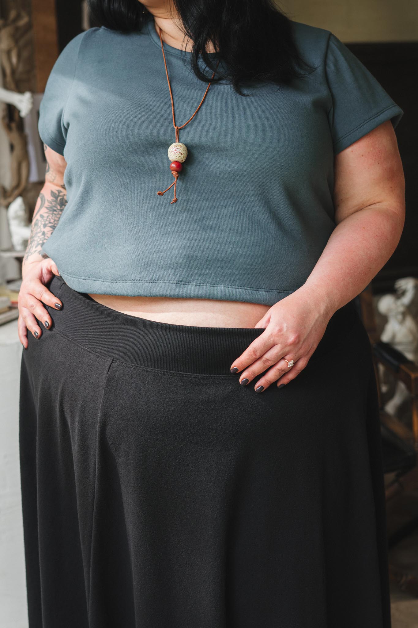 Muse Skirt in Graphite