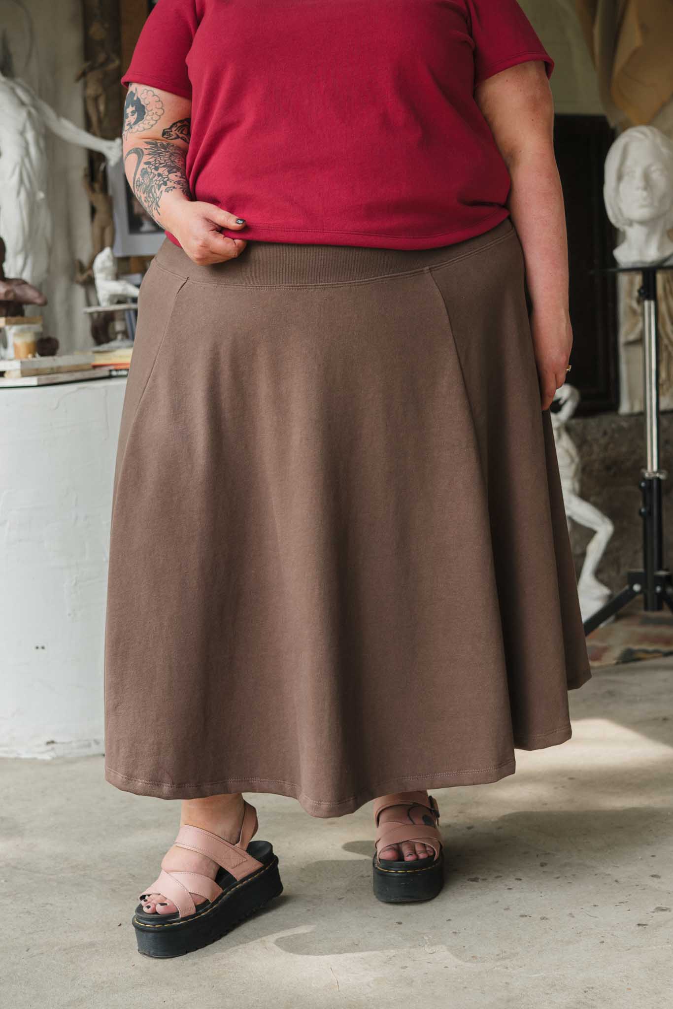 Muse Skirt in Umber