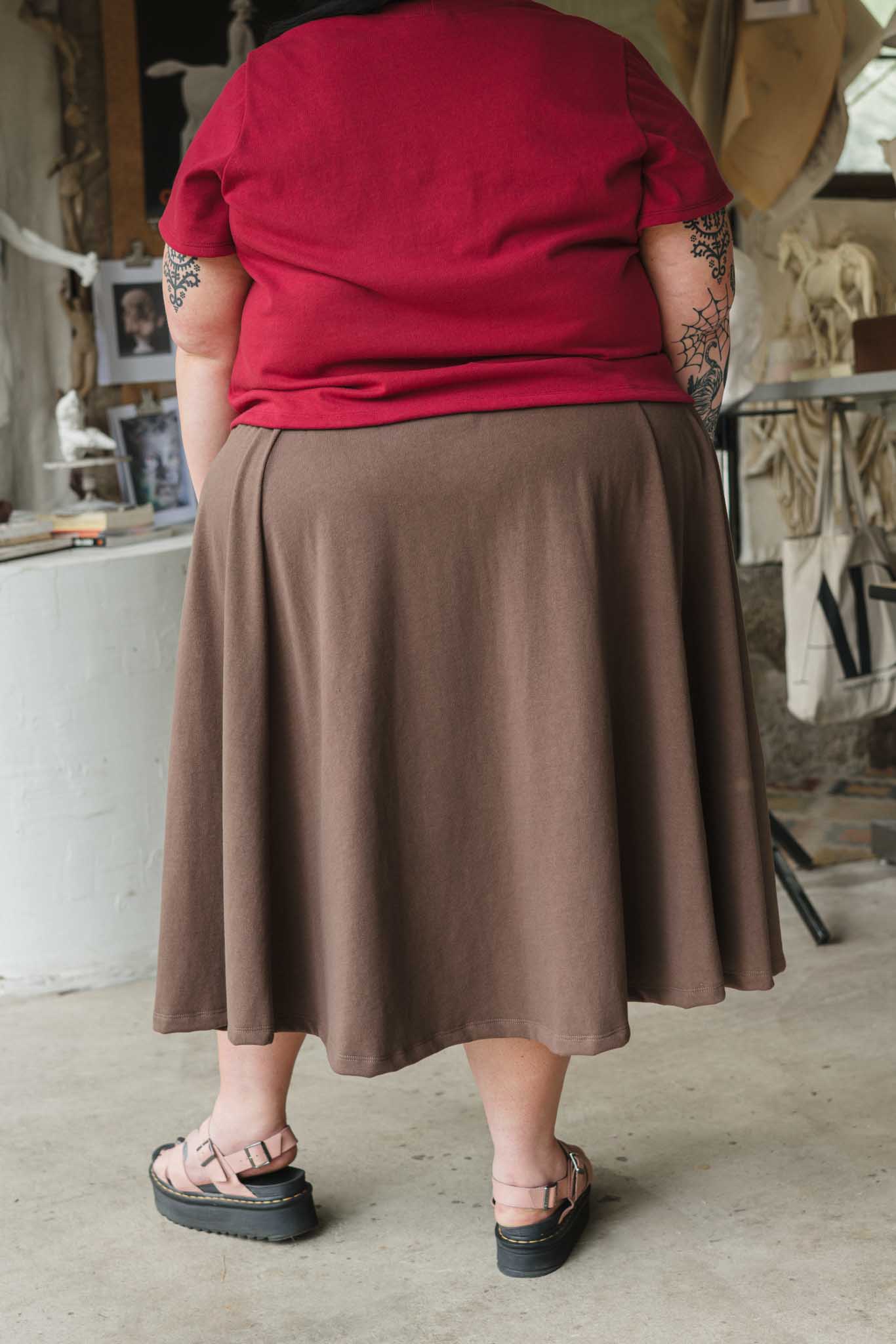Muse Skirt in Umber