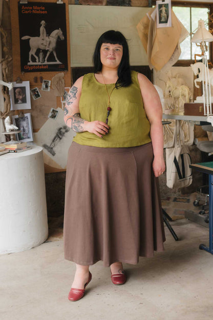Muse Skirt in Umber