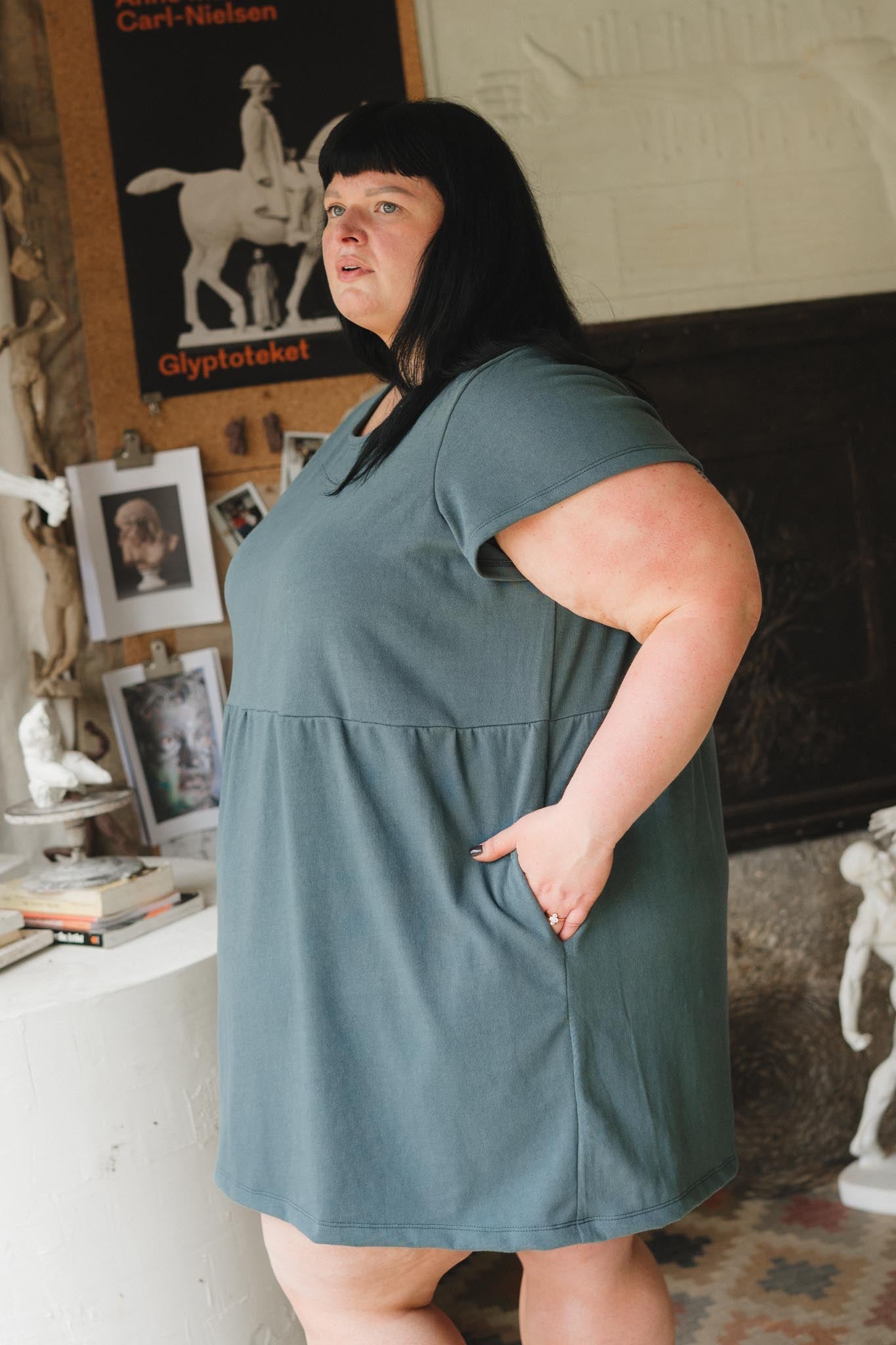 Porch Dress in Aegean