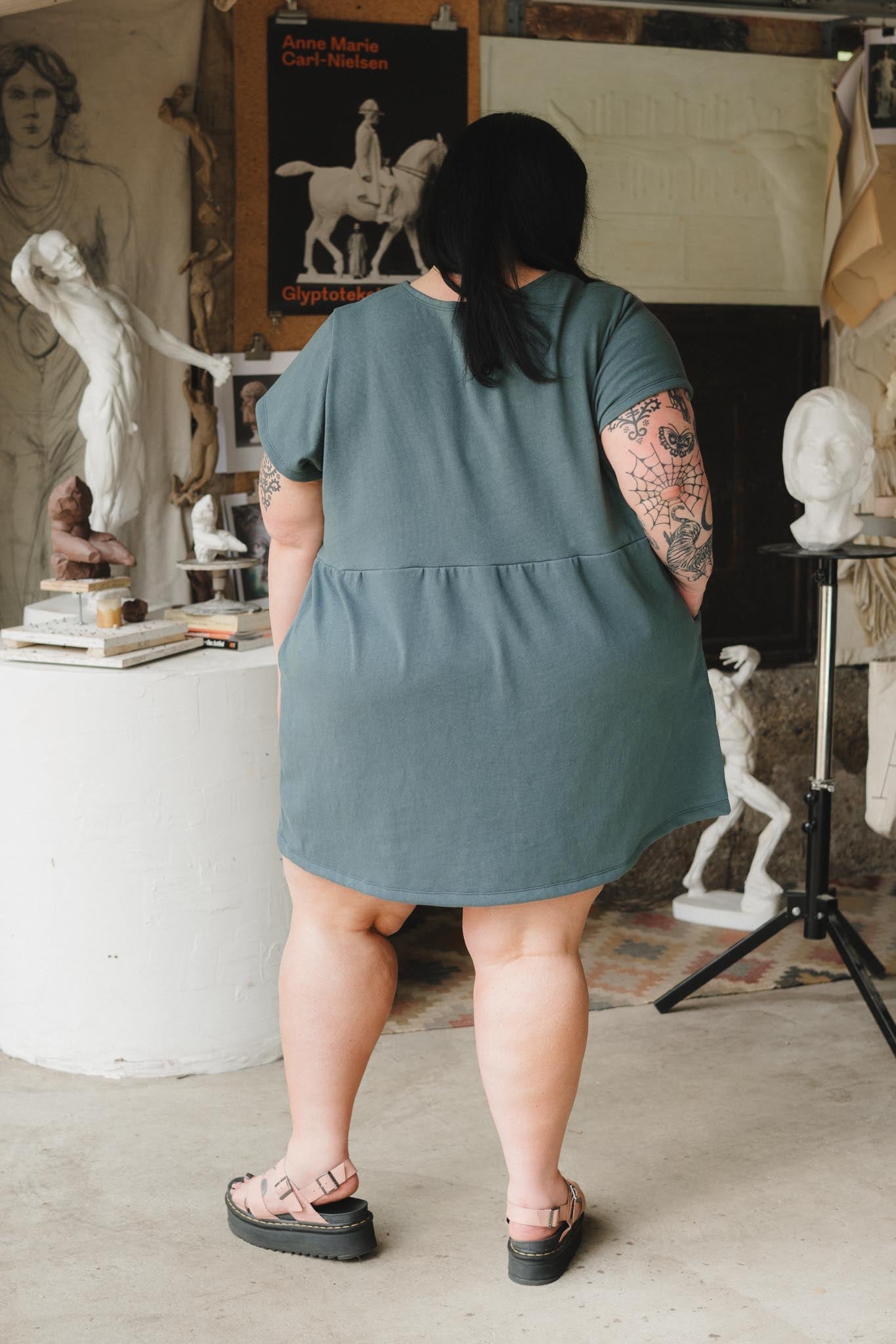 Porch Dress in Aegean