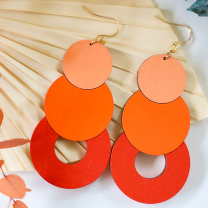 Jen Orange Dangles