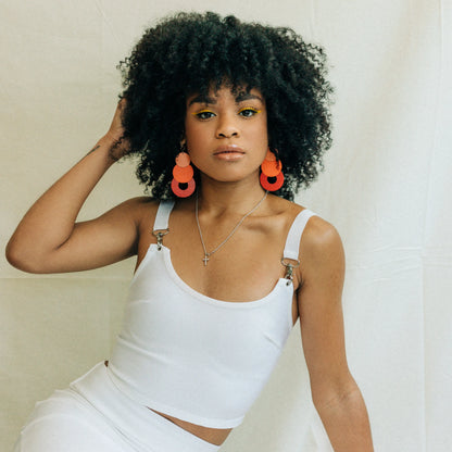 Jen Orange Dangles