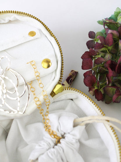 Purple Tulip Jewelry Pouch - My American Goods
