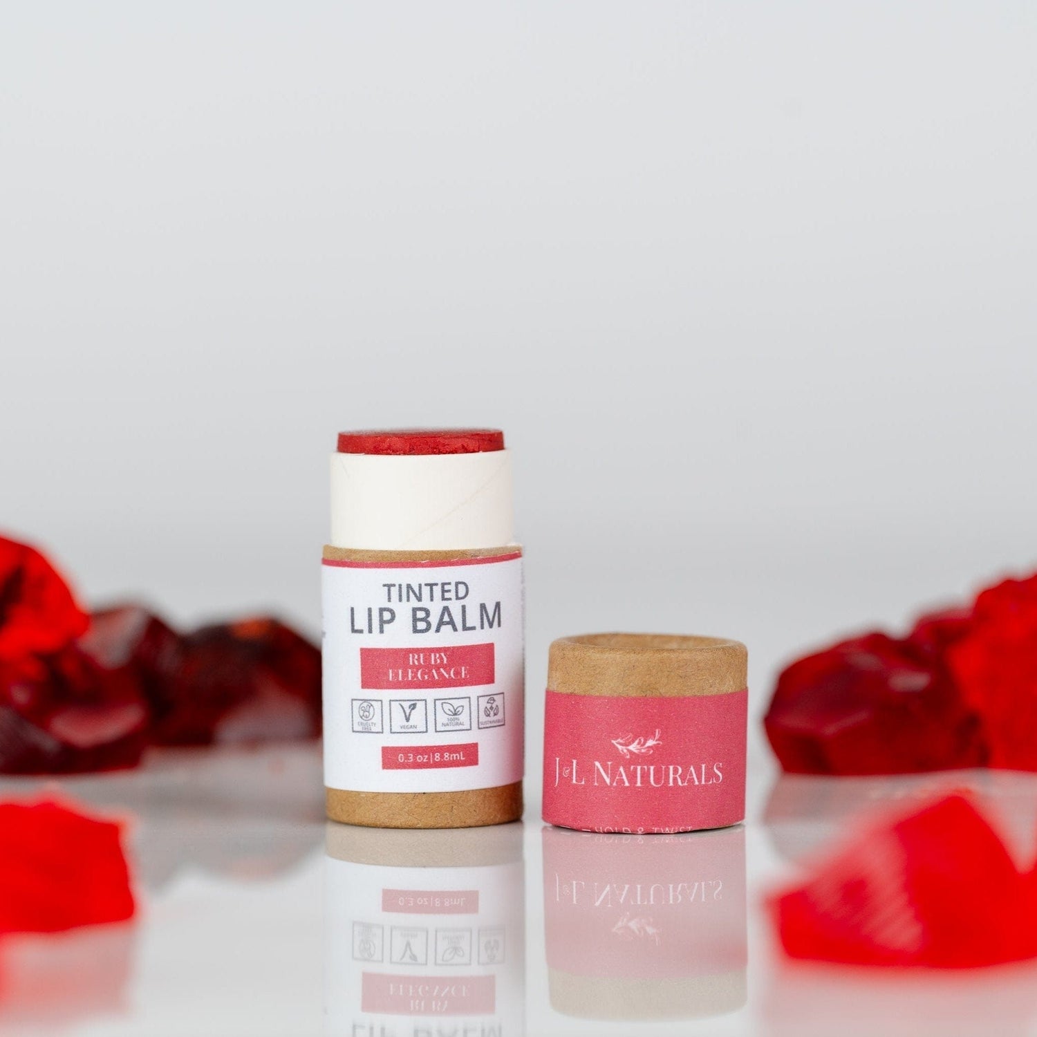 J&amp;L Naturals Lip Care Tinted Lip Balm