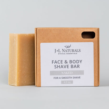 J&amp;L Naturals Shave Soap Naked Shave Soap