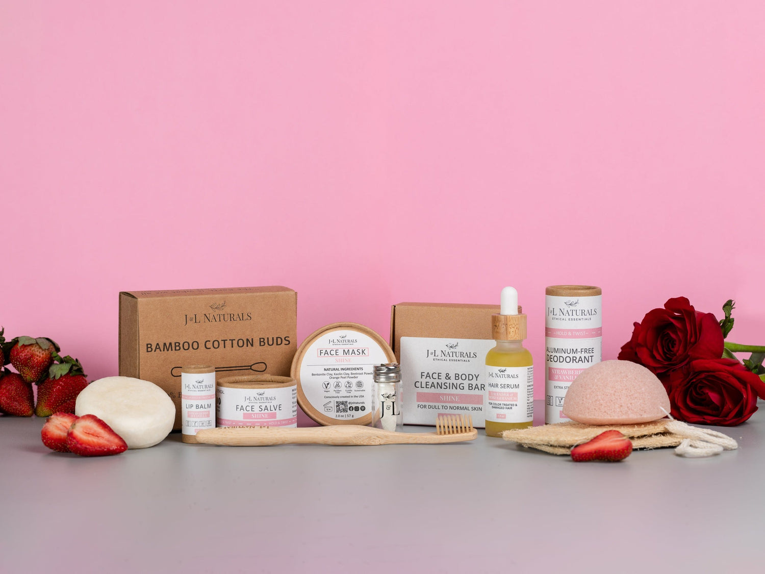 J&amp;L Naturals Self-Care Kit Shine / Growth Advanced Self-Care Kit (12-Piece Set)