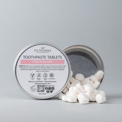 J&amp;L Naturals Oral Care Toothpaste Tablets