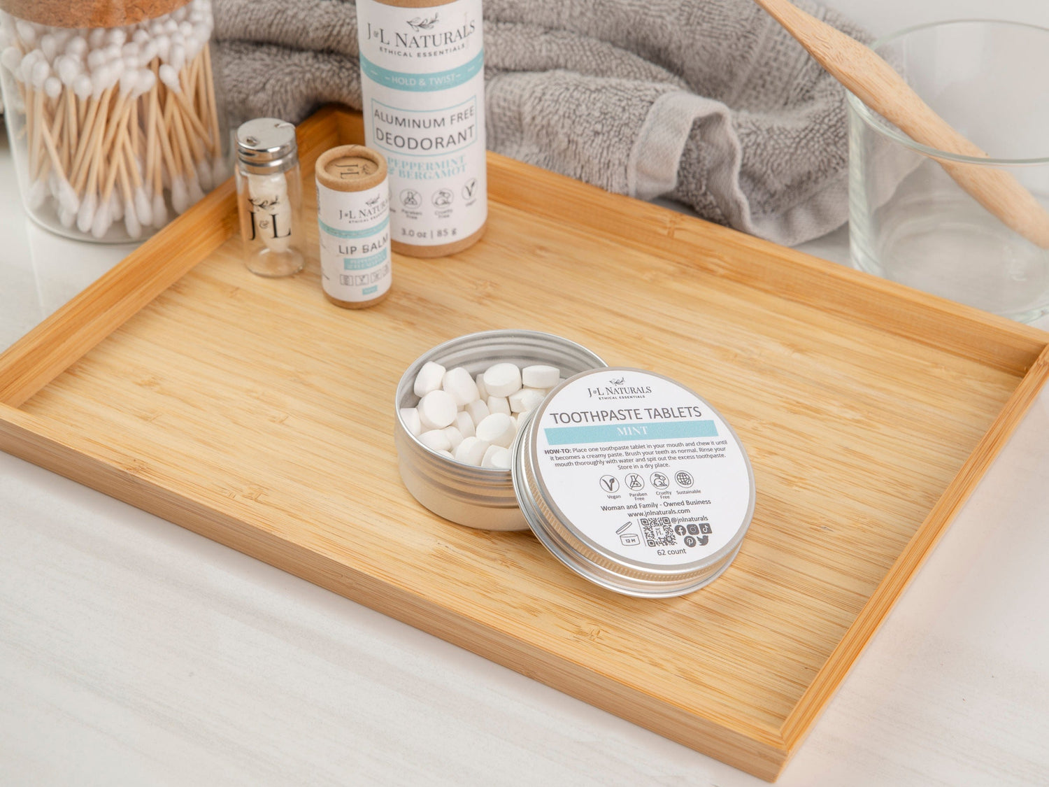 J&amp;L Naturals Oral Care Toothpaste Tablets