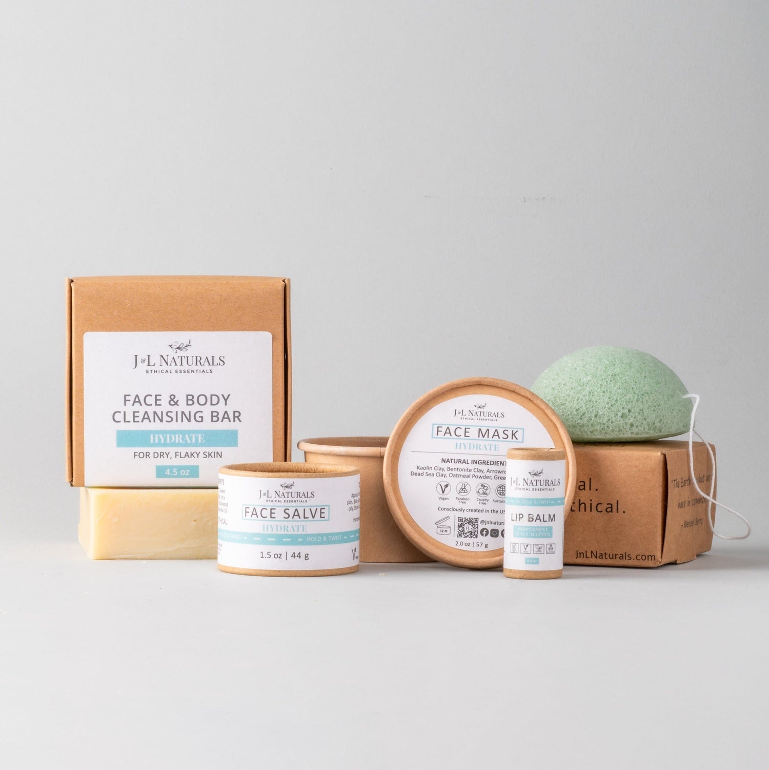 J&amp;L Naturals Skin Regimen Kit Hydrate Advanced Skin Regimen Kit (5-Piece Set)