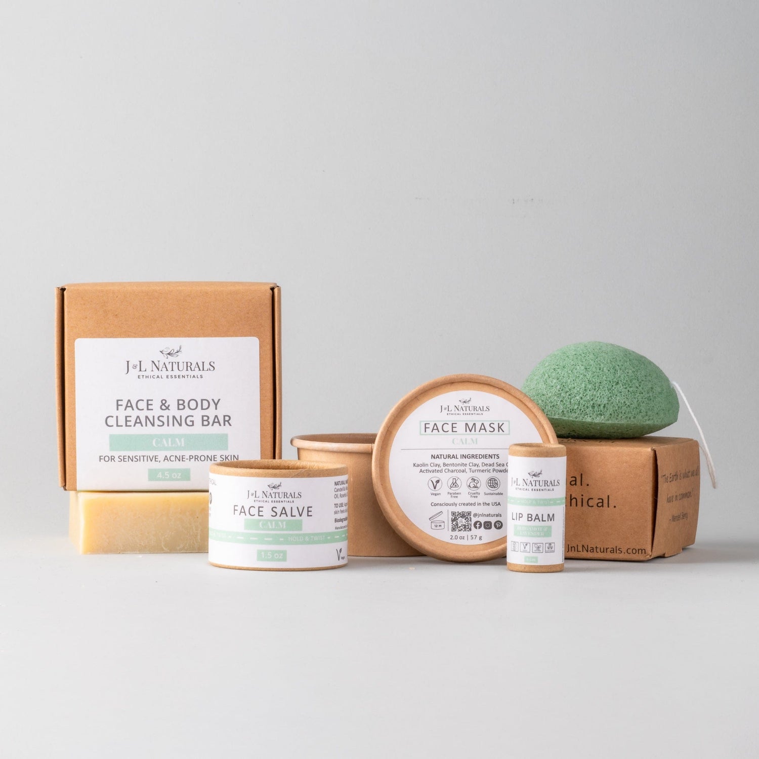 J&amp;L Naturals Skin Regimen Kit Calm Advanced Skin Regimen Kit (5-Piece Set)