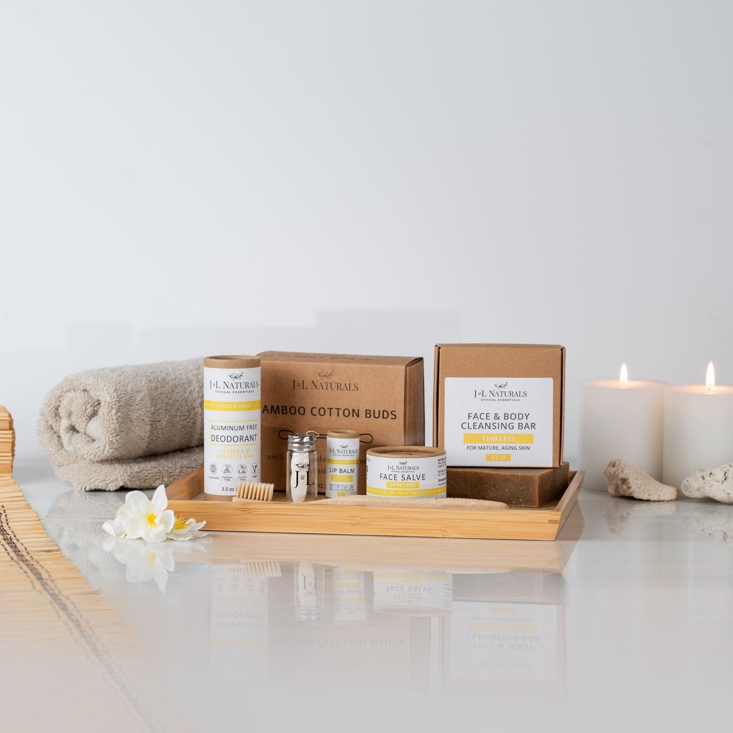J&amp;L Naturals Self Care Kit Essentials Self Care Kit (7-Piece Set)