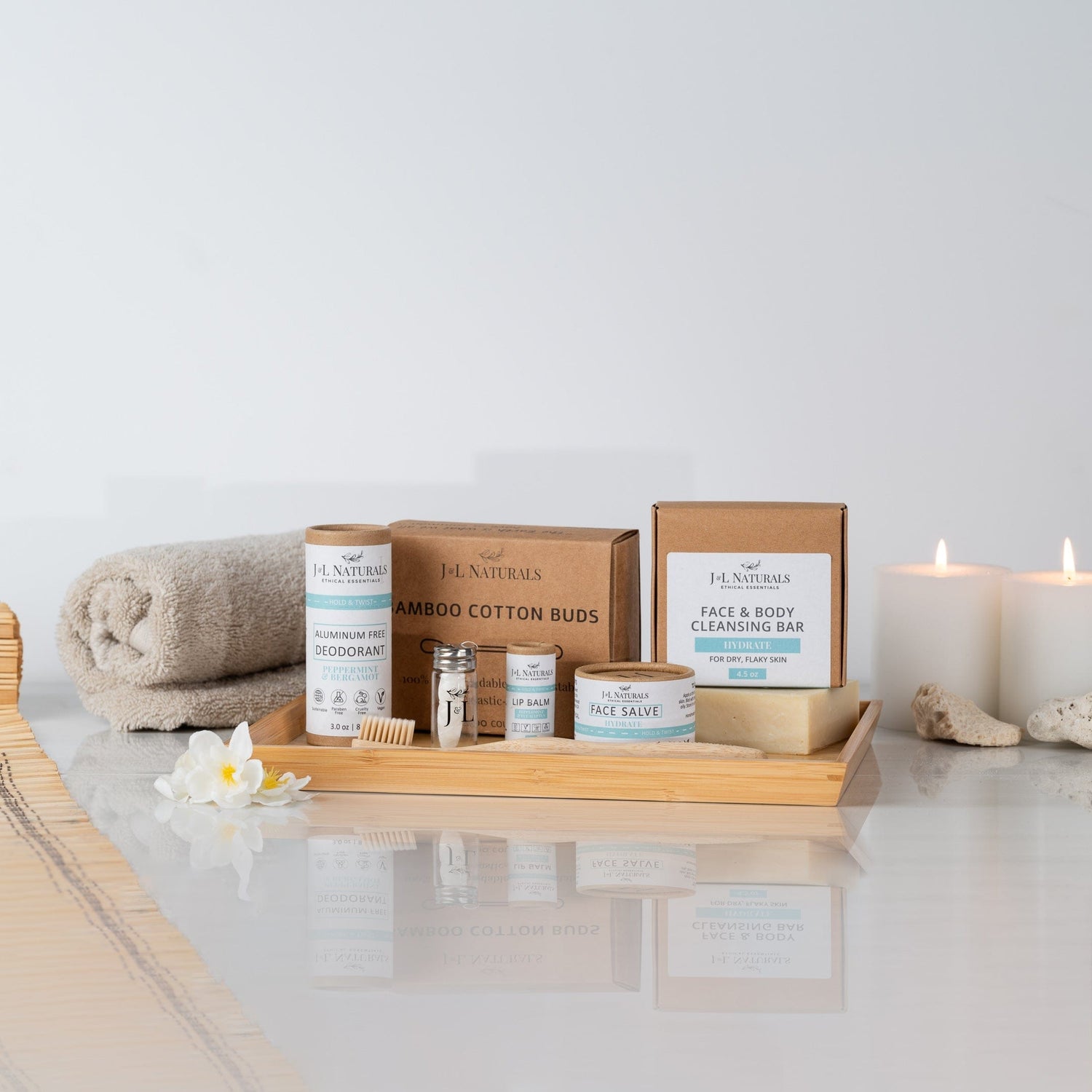 J&amp;L Naturals Self Care Kit Essentials Self Care Kit (7-Piece Set)