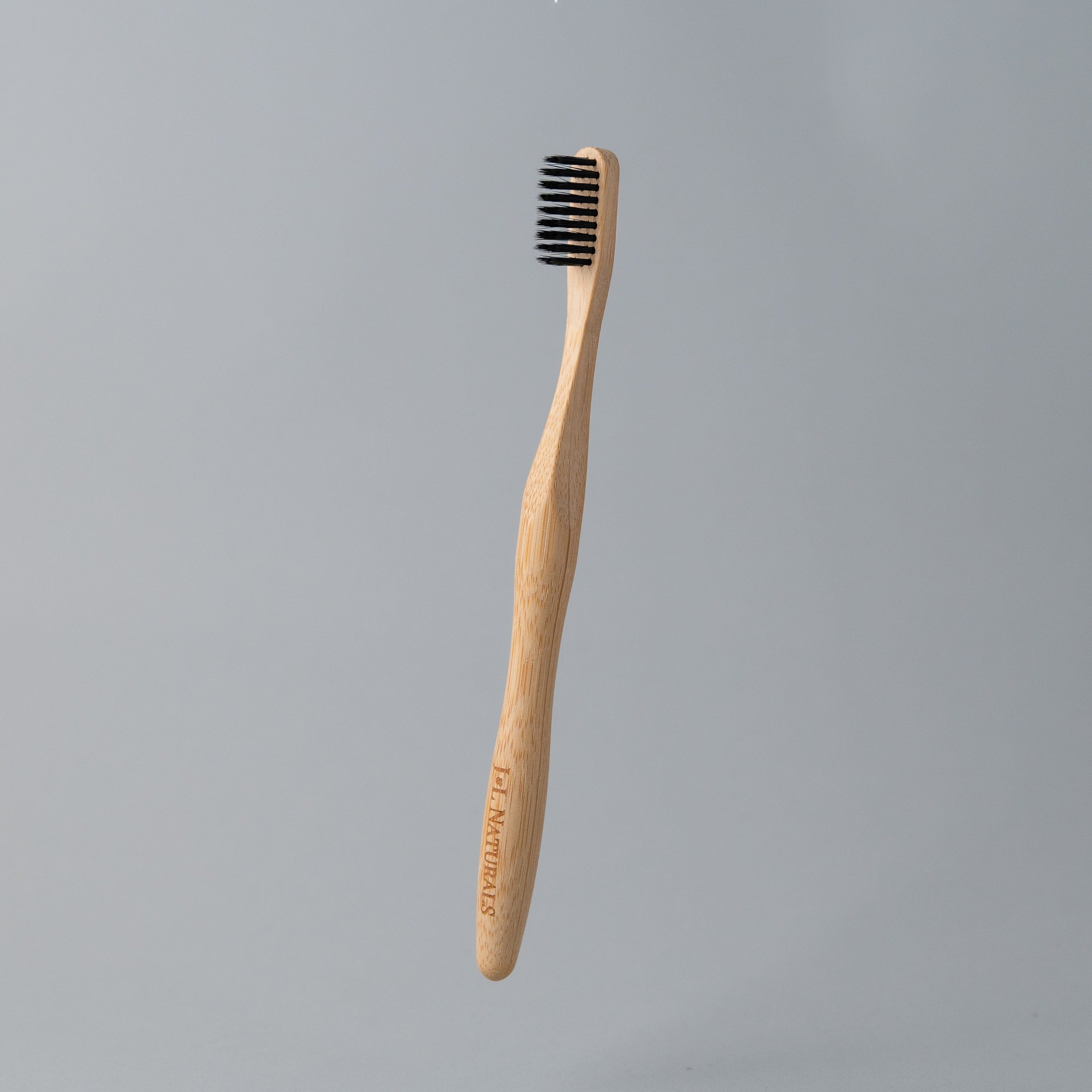 J&amp;L Naturals Essentials Black Bamboo Toothbrush
