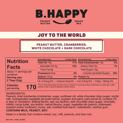 B. Happy Peanut Butter Peanut Butter Joy To The World
