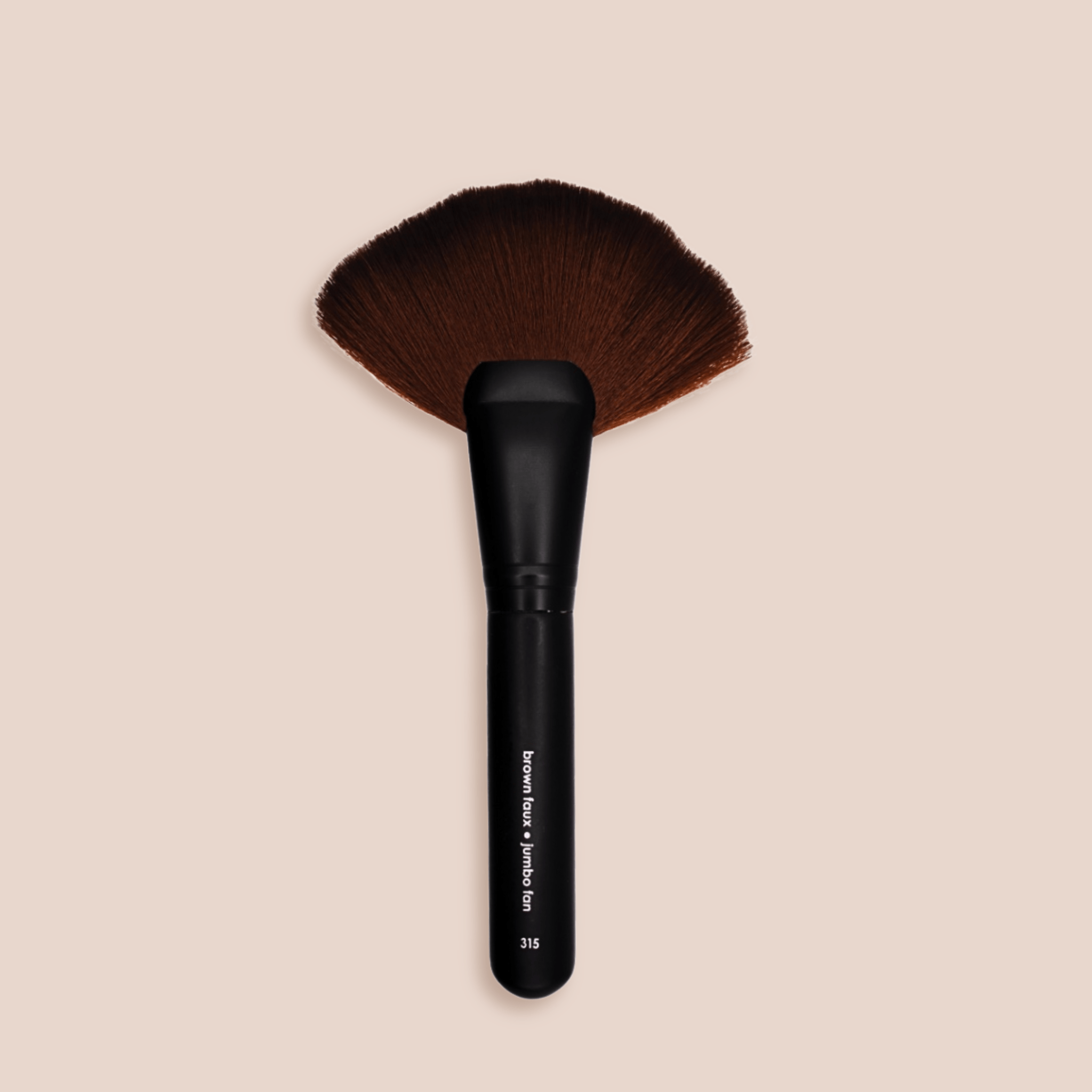 Taylor Made Organics makeup brush Jumbo Fan Brush | Made in the USA