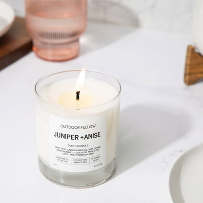 Juniper and Anise Scented Candle - My American Goods