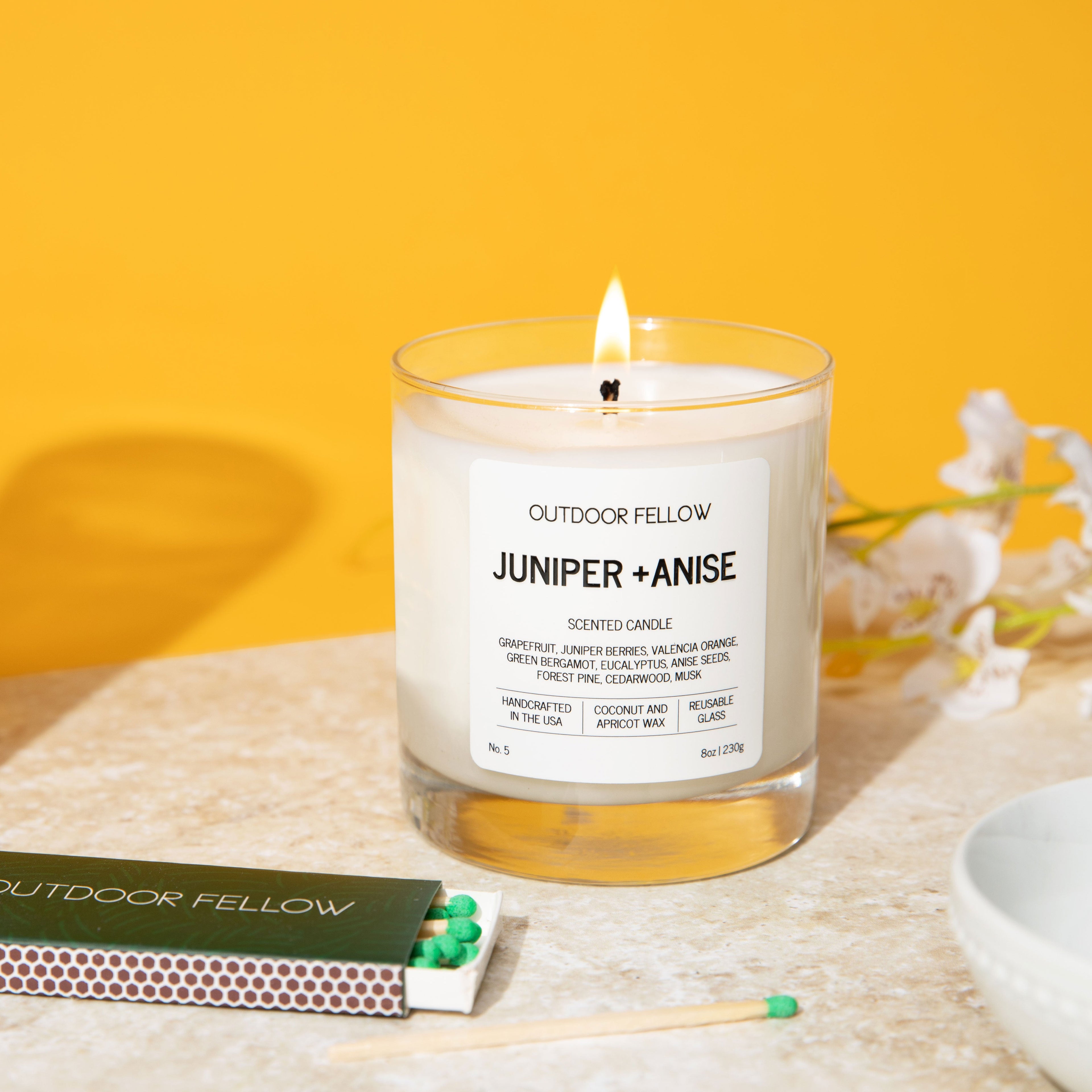 Juniper and Anise Scented Candle - My American Goods