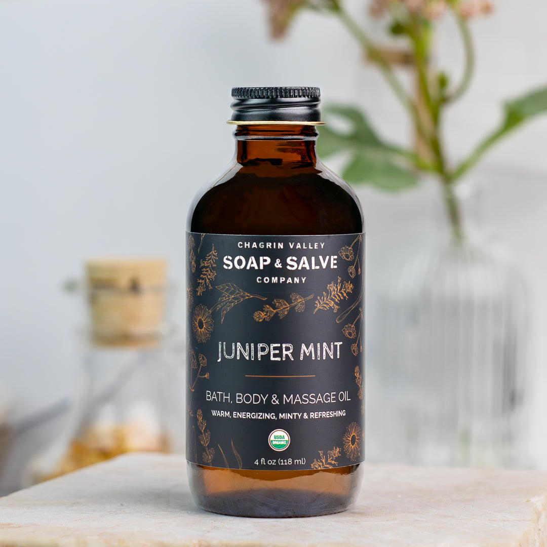 Bath &amp; Body Oil: Juniper Mint