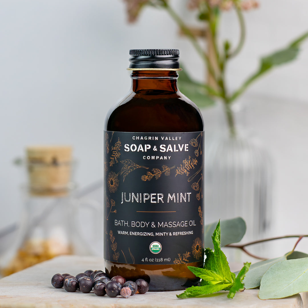Bath &amp; Body Oil: Juniper Mint