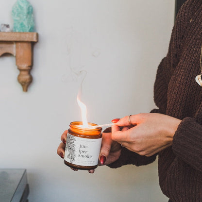Juniper Smoke Soy Candle - My American Goods