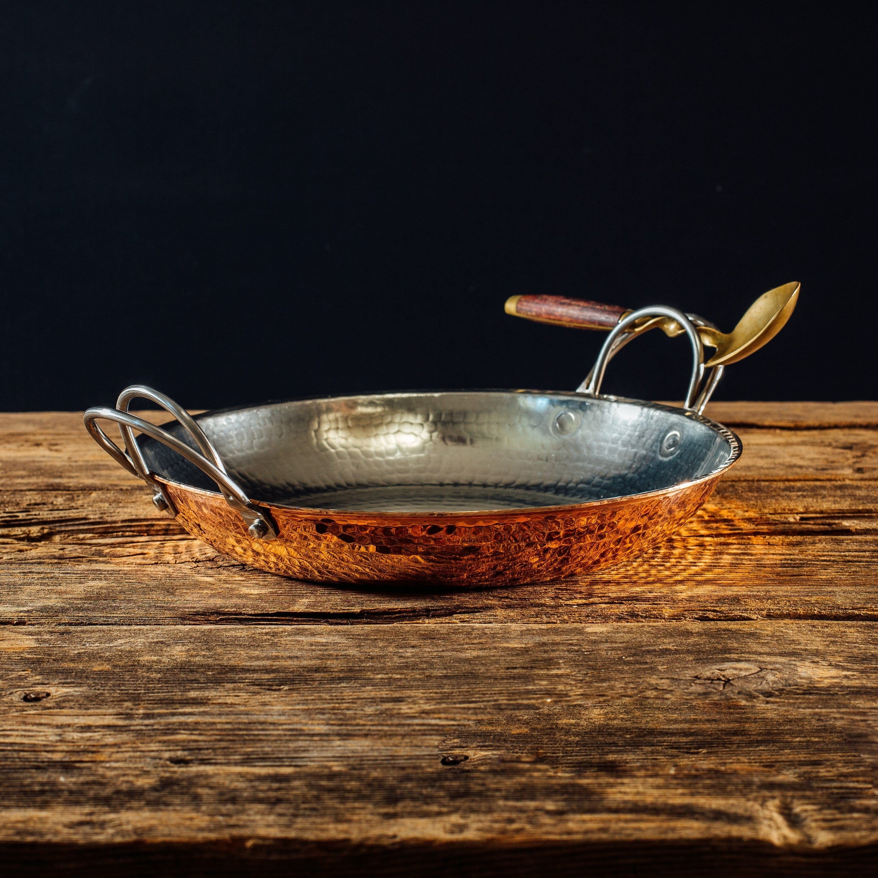 Sertodo Pots &amp; Pans 10 inch Alicante Copper Paella Pan