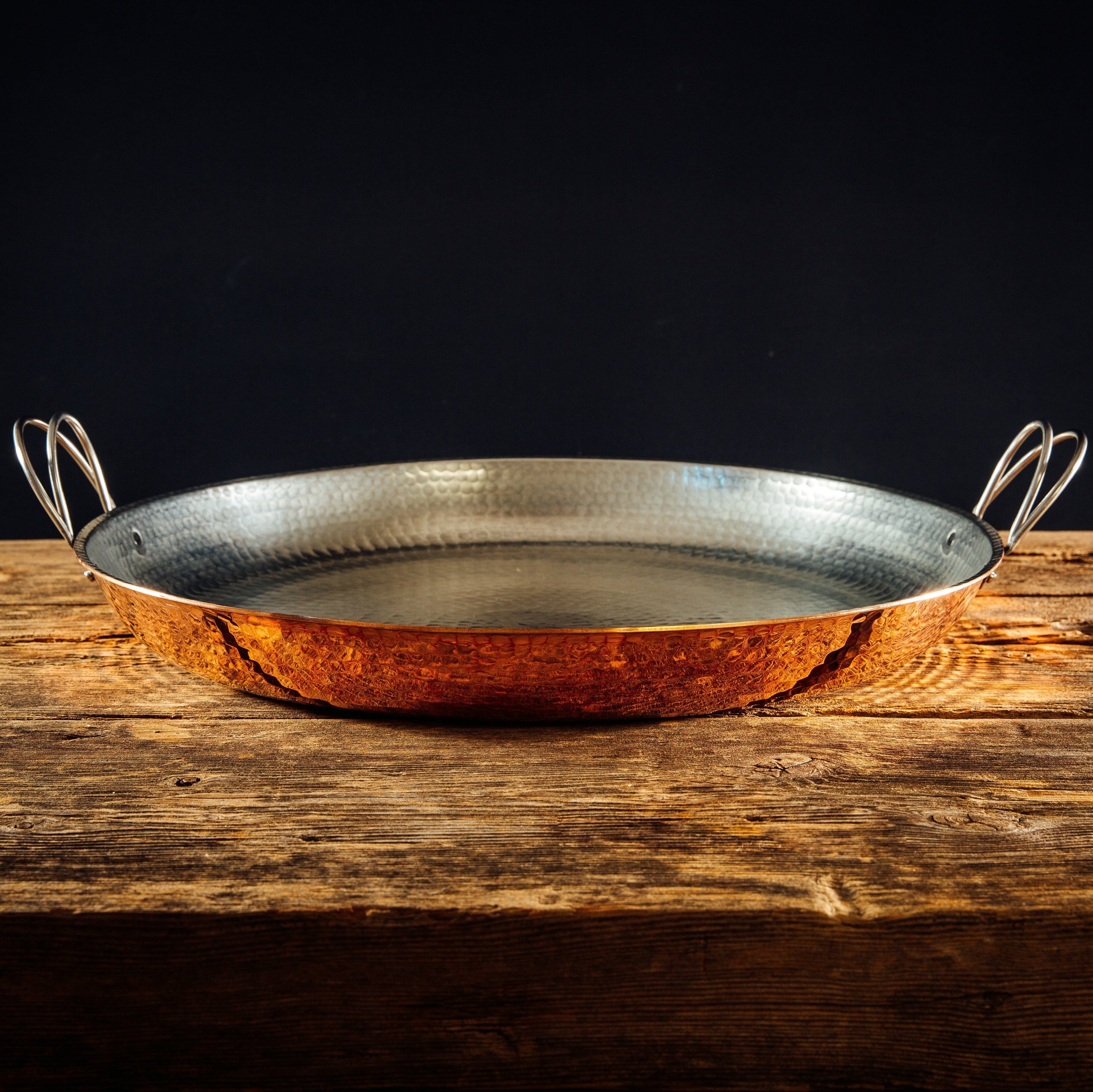 Sertodo Pots &amp; Pans 18 inch Alicante Copper Paella Pan