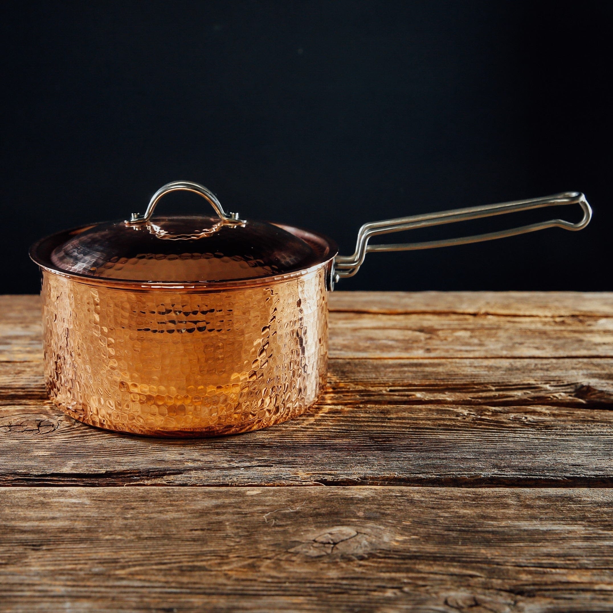 Sertodo Pots &amp; Pans Copper Saucepan 1.5 quart and 2.5 quart