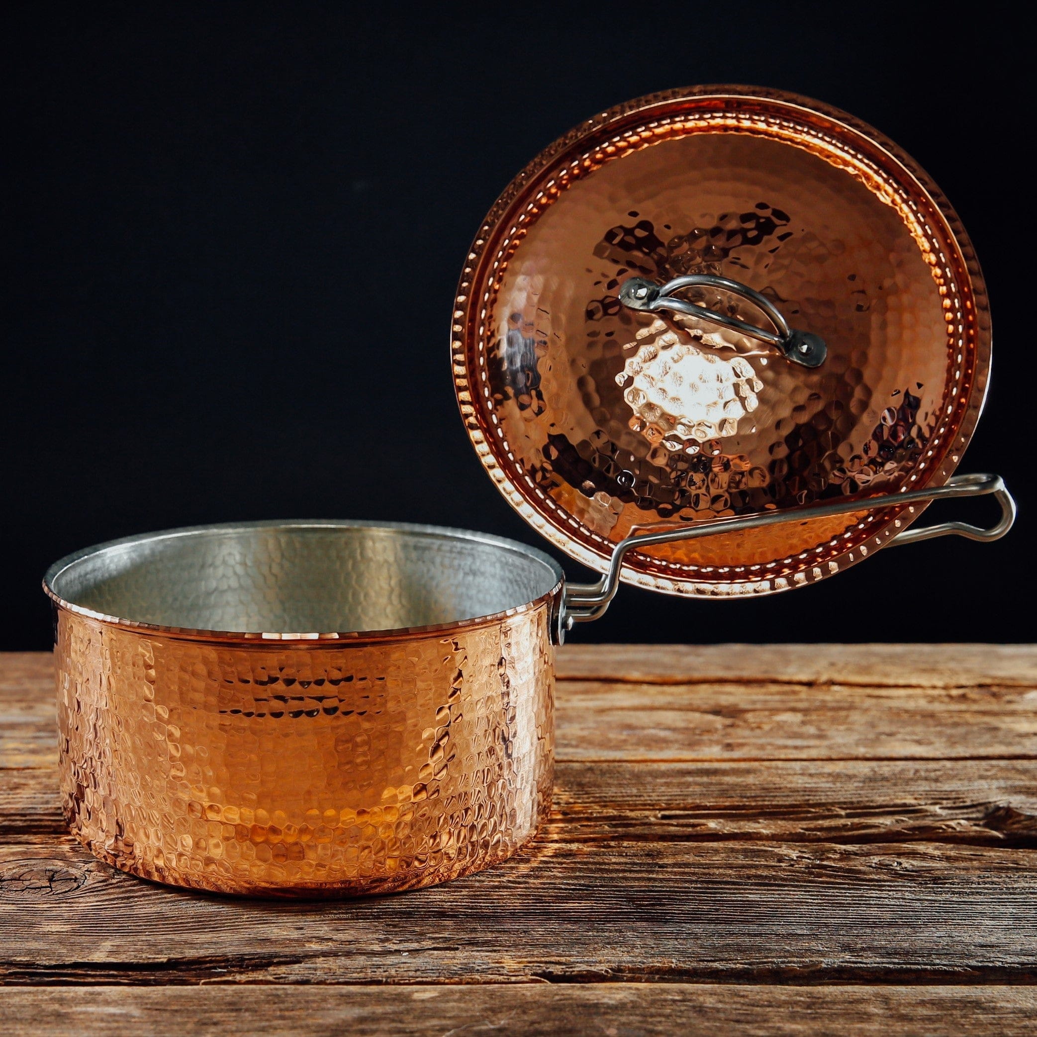 Sertodo Pots &amp; Pans Copper Saucepan 1.5 quart and 2.5 quart