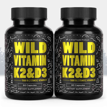 Vitamin K2 (MK-7) &amp; Vitamin D3 (5000 IU) &amp; Black Pepper Extract