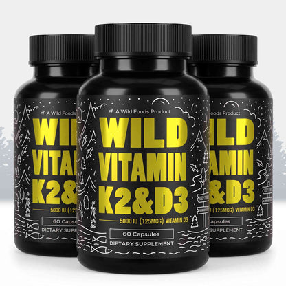 Vitamin K2 (MK-7) &amp; Vitamin D3 (5000 IU) &amp; Black Pepper Extract