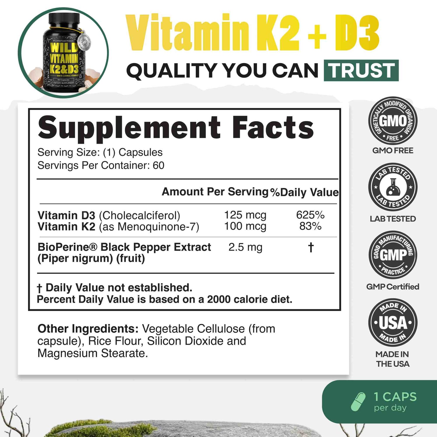 Wild Foods Supplements Wild Man Bundles: Natural Anabolic Support