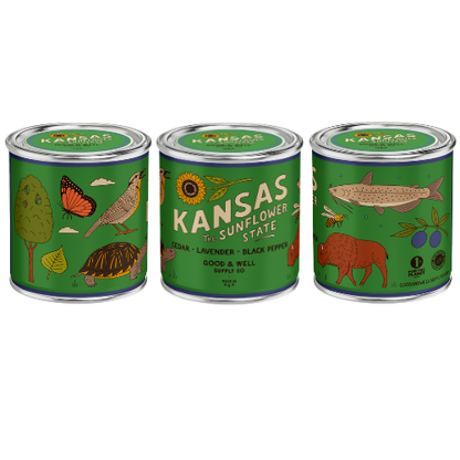 Kansas State Candle - My American Goods